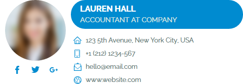 Email Signature Layout 24