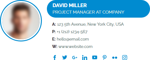 Email Signature Layout 25