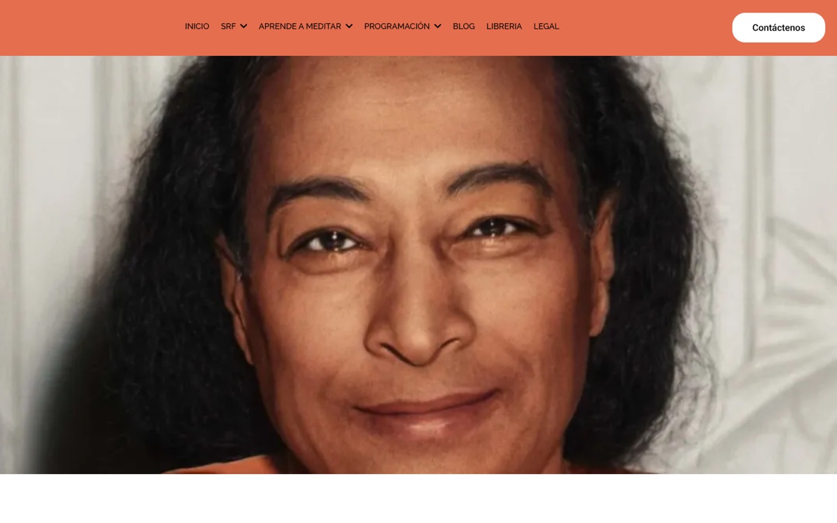 Portada del sitio Grupo de Meditación SRF Medellín